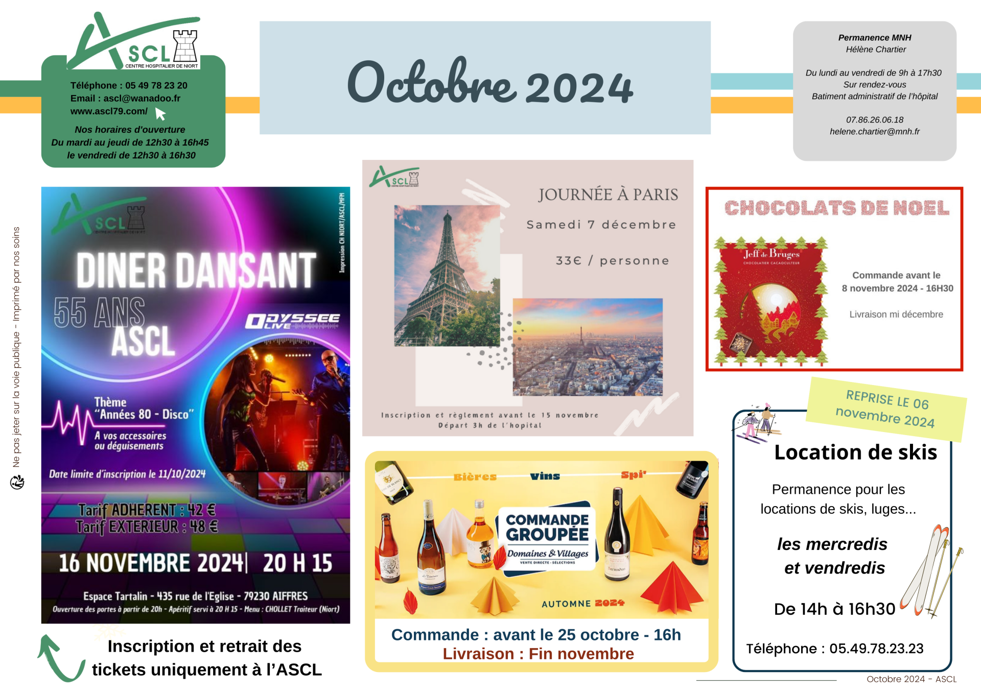 Feuille du mois octobre 2024